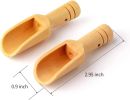 20pc Wooden Spoons Mini Bamboo Spoons for Bath Salts, tea scoop, Washing Powder spoon wooden candy spoon
