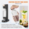 Sparkling Water Maker, Soda Maker Machine for Home Carbonating, Seltzer Water Starter Kit with BPA free 1L PET Bottle