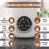 Nut Milk Maker Machine - 8 in 1 Soy Milk Maker Machine 35oz with Self-Cleaning, 18H Delay Start & 4H Keep Warm